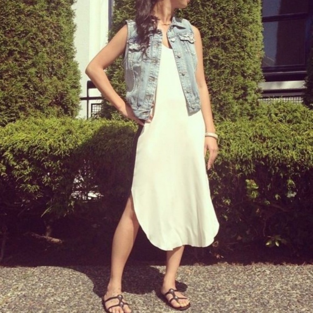 Aritzia Wilfred Colonne Racerback Midi Curved Hem - Picture 6 of 8